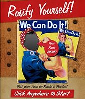 The “We Can Do It!” poster was used by the Ad Council for its 70th anniversary celebration.